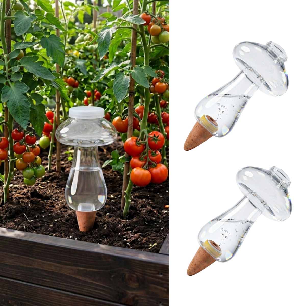 Plant Watering Globe - 300ml Zelfwatergevende Bollen voor Binnenplanten, Plastic