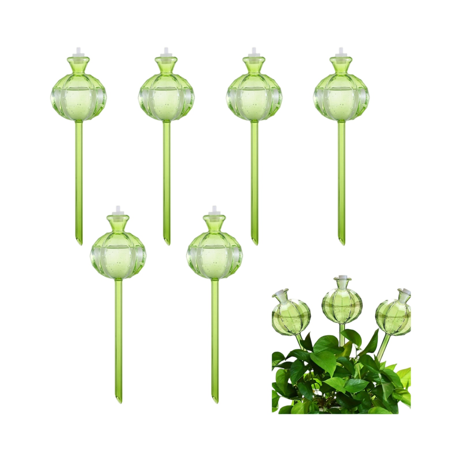 Plant Watering Globe - Automatische druppelirrigatiebollen, pompoenvormige zelfwatergevende ballonnen voor