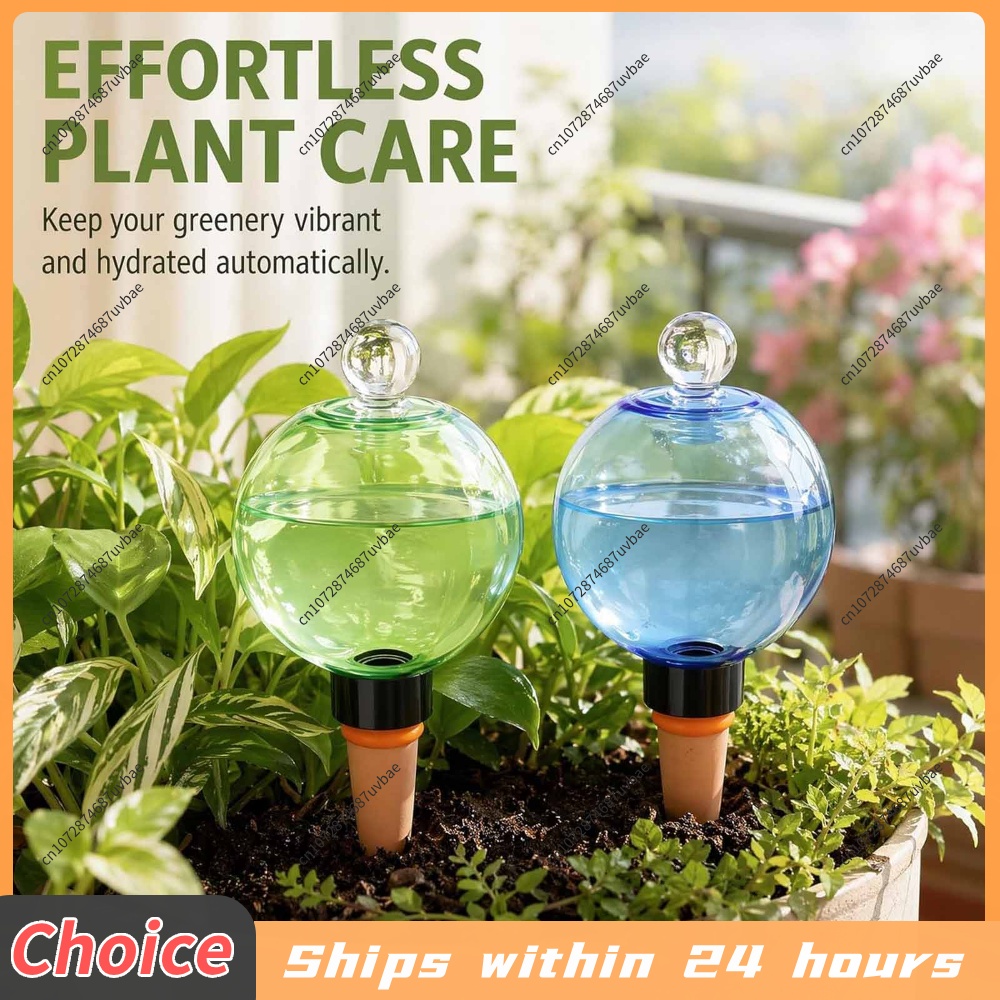 Plant Watering Globe - Automatische zelfwatergevende spikes met afneembaar deksel,