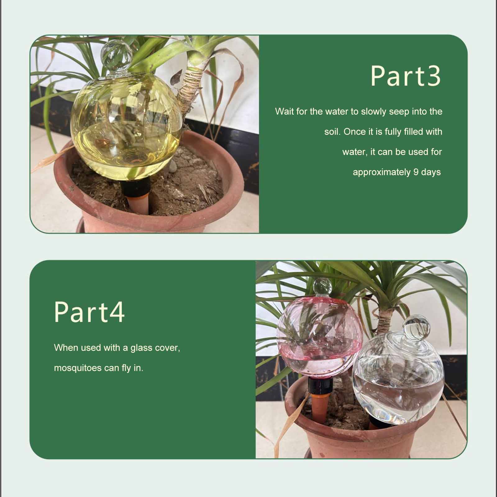 Plant Watering Globe - Zelfwatergevende globes 500ML Automatische plantenwatergevende globes