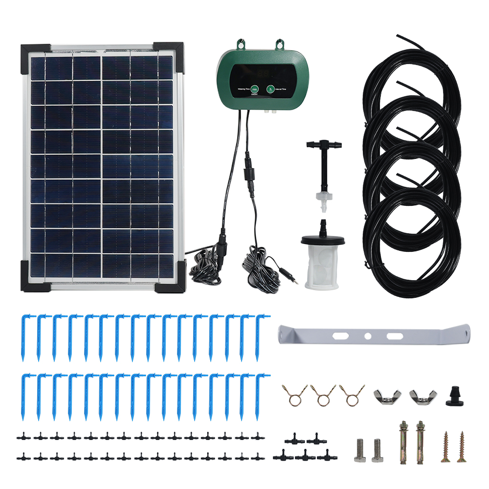 Smart Garden Is - Zonne-hydroponics apparatuur micro-druppelpompen tuin kas irrigatiesysteem