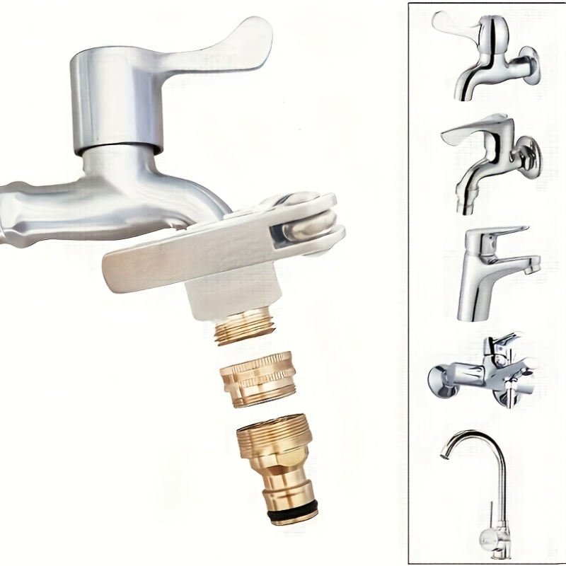 Smart Garden Tap - Universele tuinslangkraanadapter Stevige kraanconnector Waterleidingfitting Gereedschap