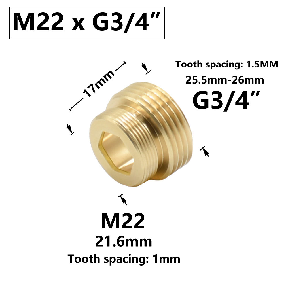 Zilver 1/2 M20 M22 M24 Schroef - Smart Garden Tap recensie en prijs