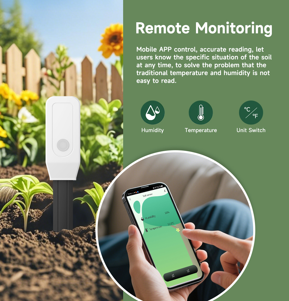 Slimme bodemtestersensor, Zigb - Smart Garden Moisture Sensor recensie en prijs