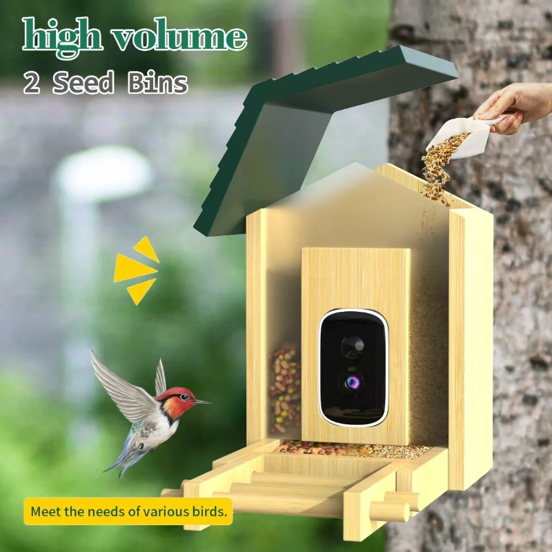 4K AI Vogelvoedercamera Waterd - Smart Bird Feeder Camera recensie en prijs