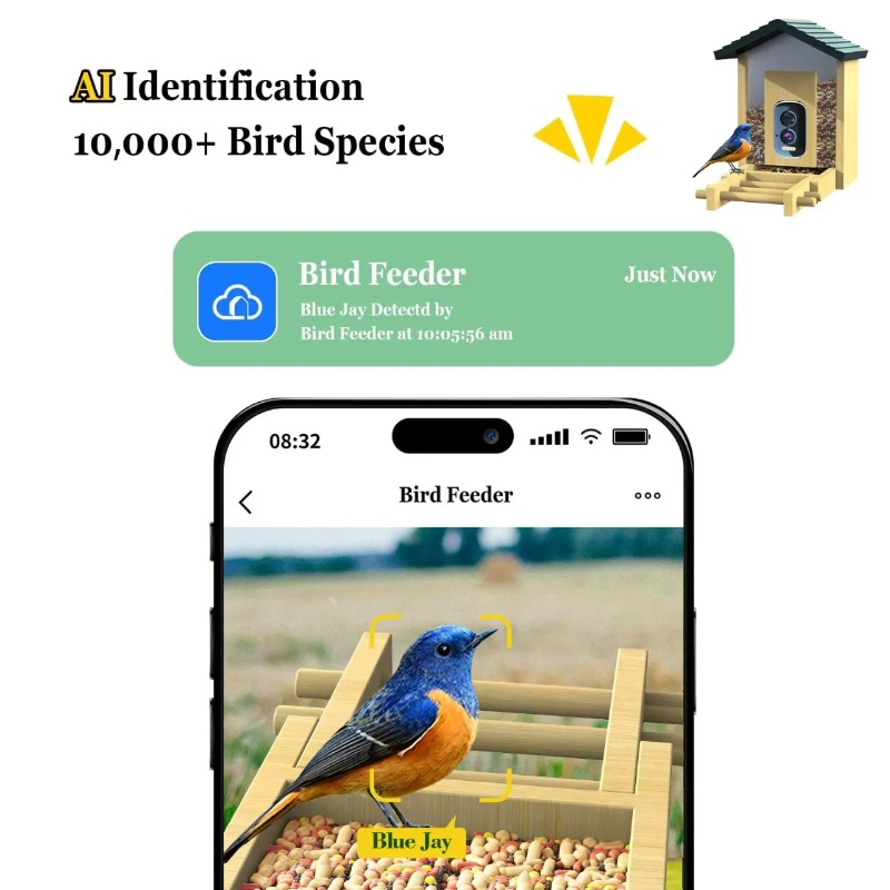 4K AI Vogelvoedercamera Waterd - Smart Bird Feeder Camera recensie en prijs