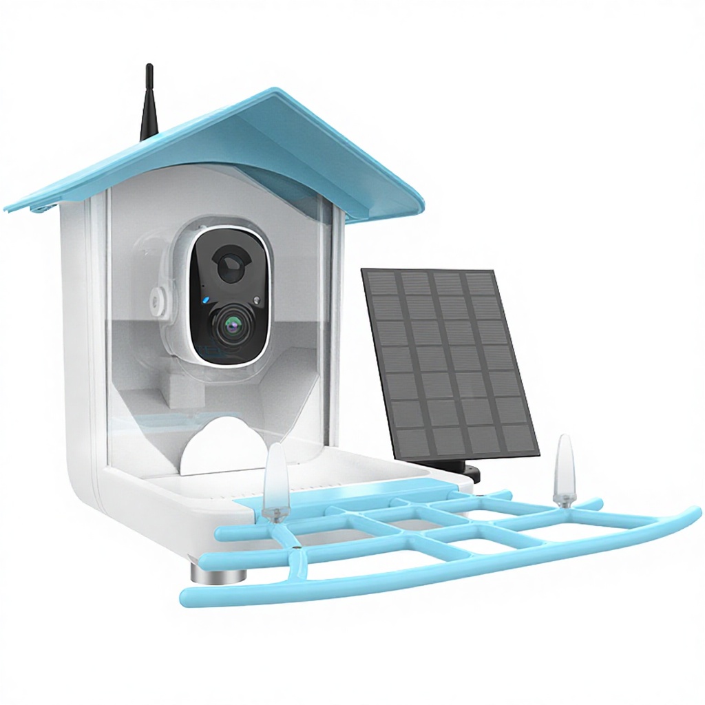 Slimme op zonne-energie werken - Smart Bird Feeder Camera recensie en prijs
