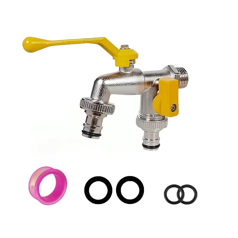 Tuinkraan met dubbele uitlaat  - Smart Garden Tap recensie en prijs