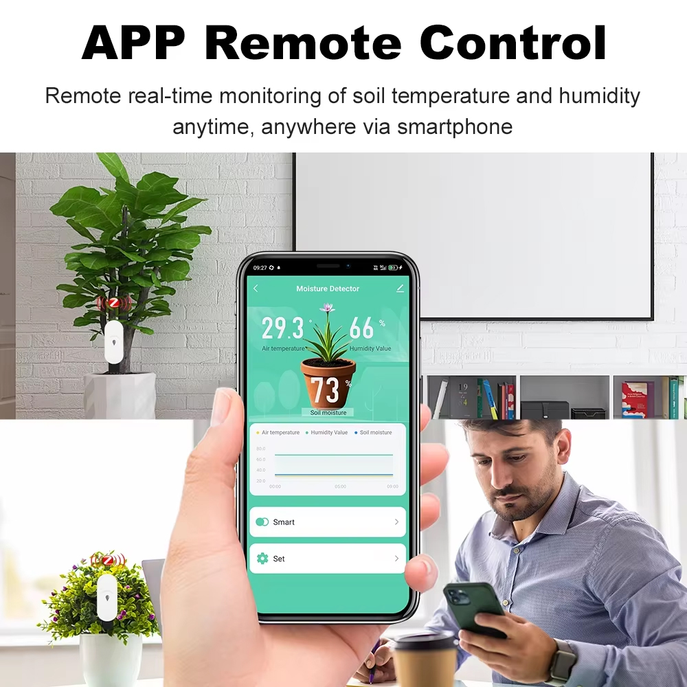 Tuya Zigbee 3.0 Bodemvocht Tes - Smart Garden Moisture Sensor recensie en prijs