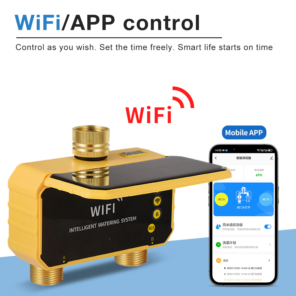 WiFi Solar Water Timer 1/2/4 U - Smart Garden Tap recensie en prijs