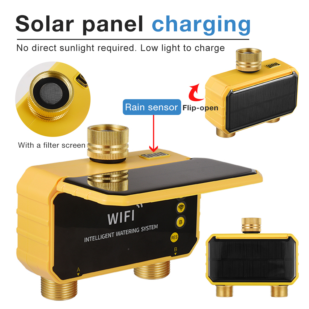 WiFi Solar Water Timer 1/2/4 U - Smart Garden Tap recensie en prijs