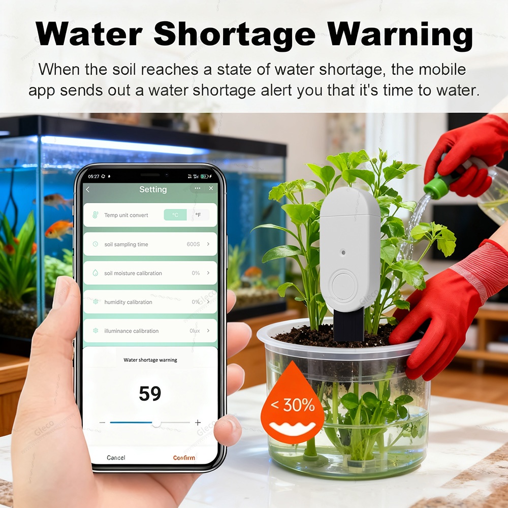 4in1 Zigbee Bodemvocht Tempera - Smart Garden Moisture Sensor recensie en prijs