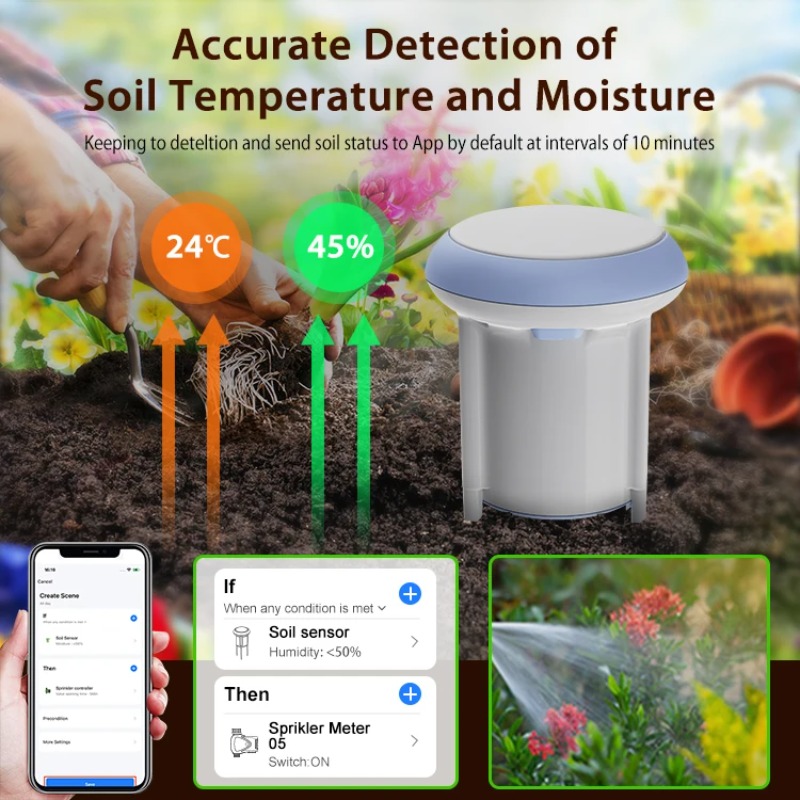 Nieuwe slimme bodemsensor, zon - Smart Garden Moisture Sensor recensie en prijs