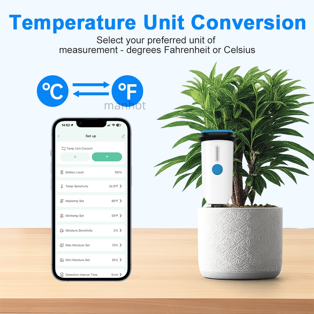 WIFI Smart Bodemtester Vochtig - Smart Garden Moisture Sensor recensie en prijs