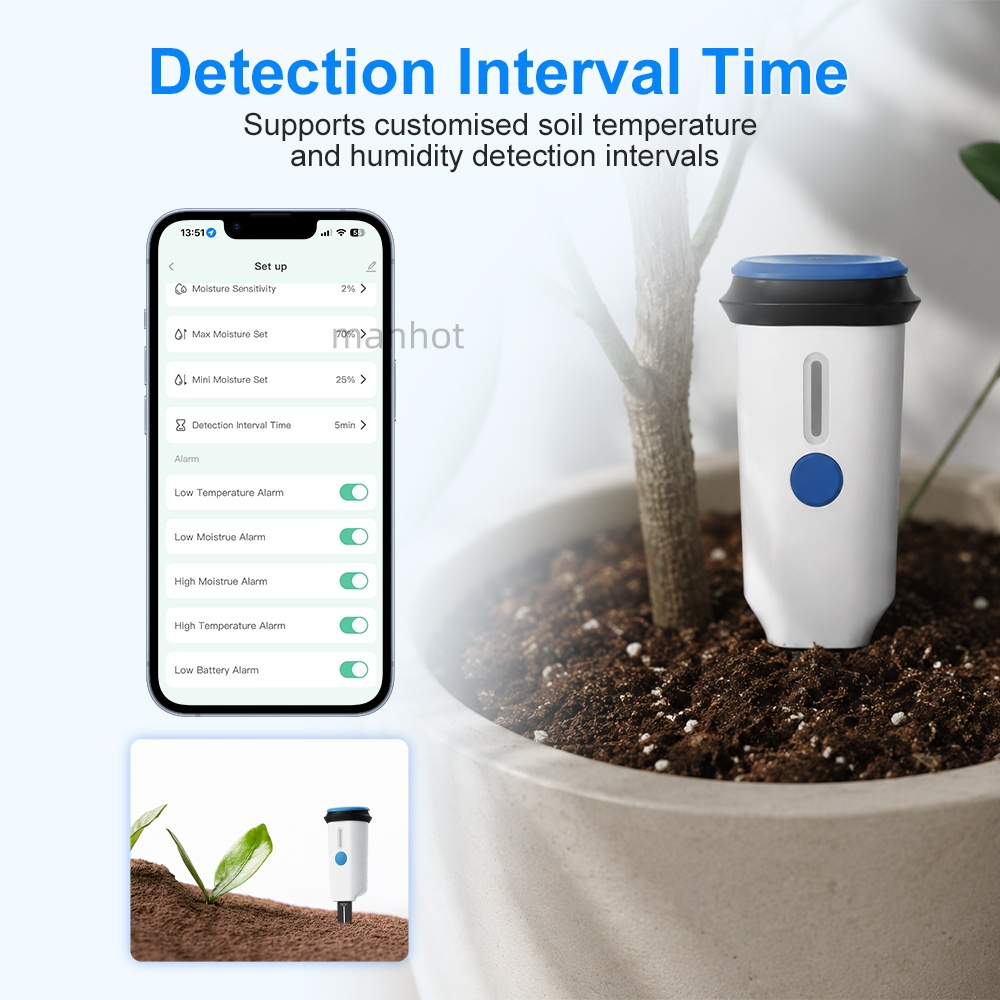 WIFI Smart Bodemtester Vochtig - Smart Garden Moisture Sensor recensie en prijs