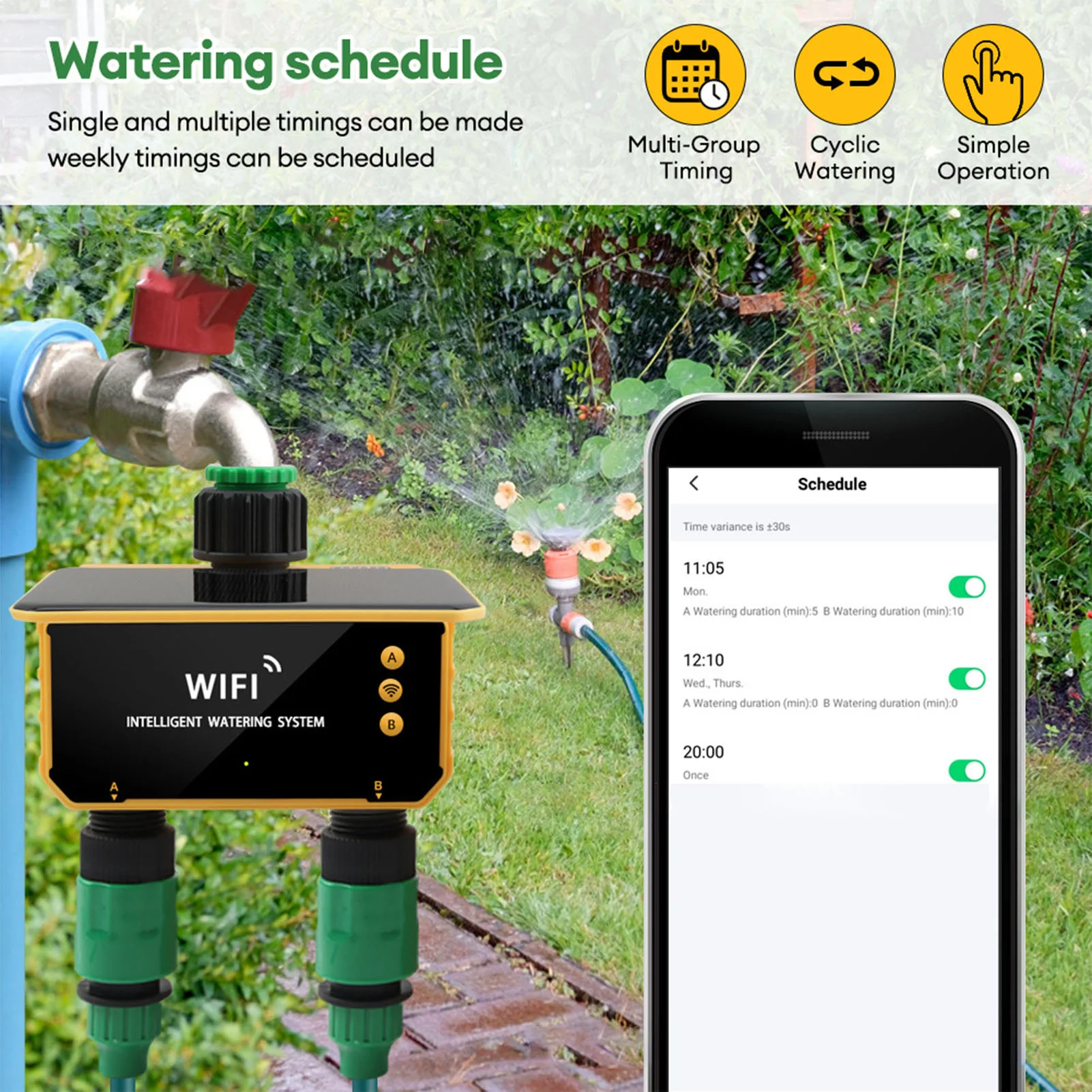 Solar WiFi Smart Irrigatie Tim - Smart Garden Is recensie en prijs