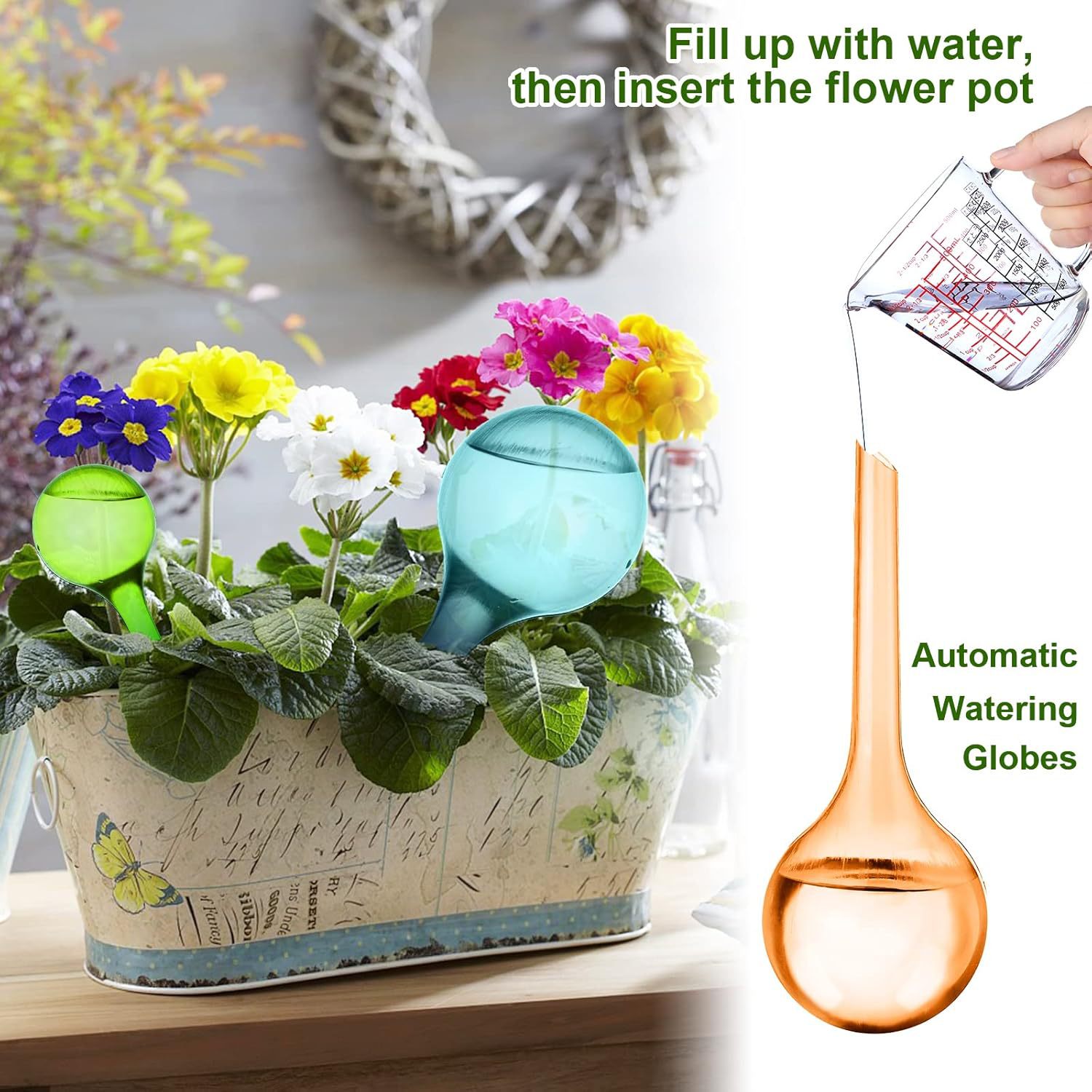 4 stuks automatische plantenbe - Plant Watering Globe recensie en prijs