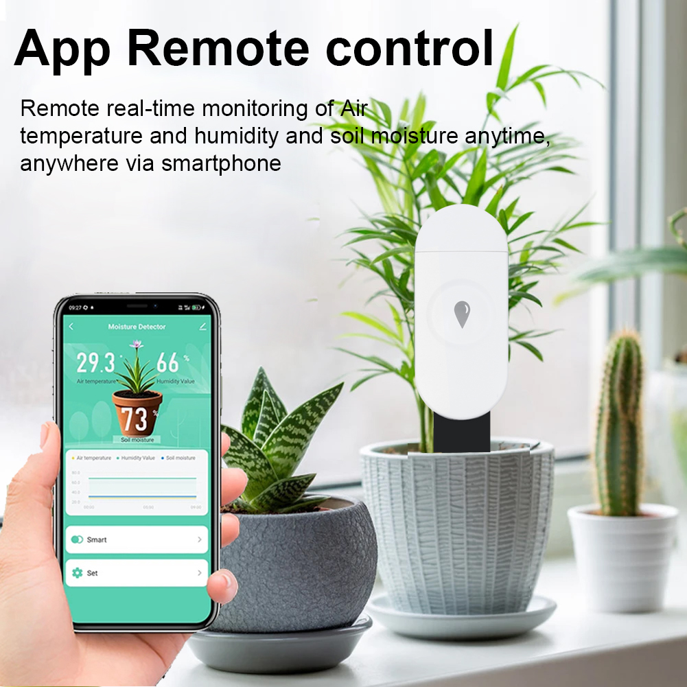 Tuya Temperatuur- en vochtighe - Smart Garden Moisture Sensor recensie en prijs