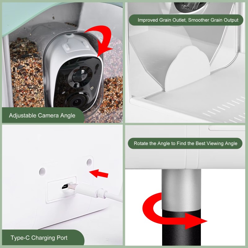 Smart Bird Feeder Nachtzicht B - Smart Bird Feeder Camera recensie en prijs