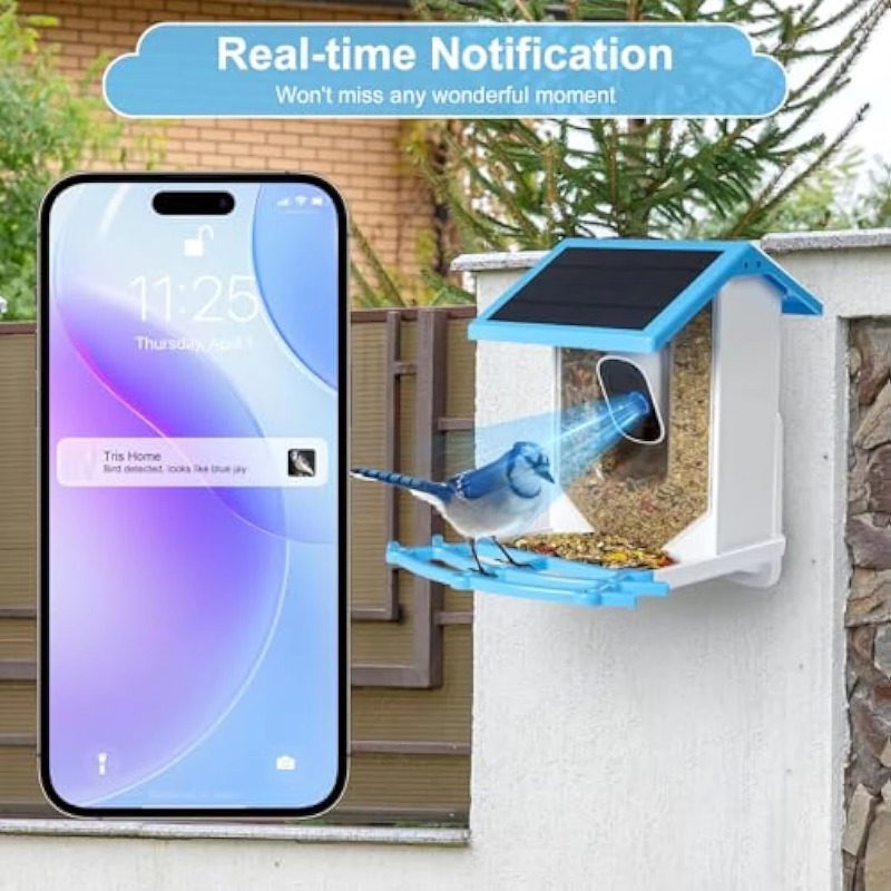 Slimme vogelvoeder met camera, - Smart Bird Feeder Camera recensie en prijs