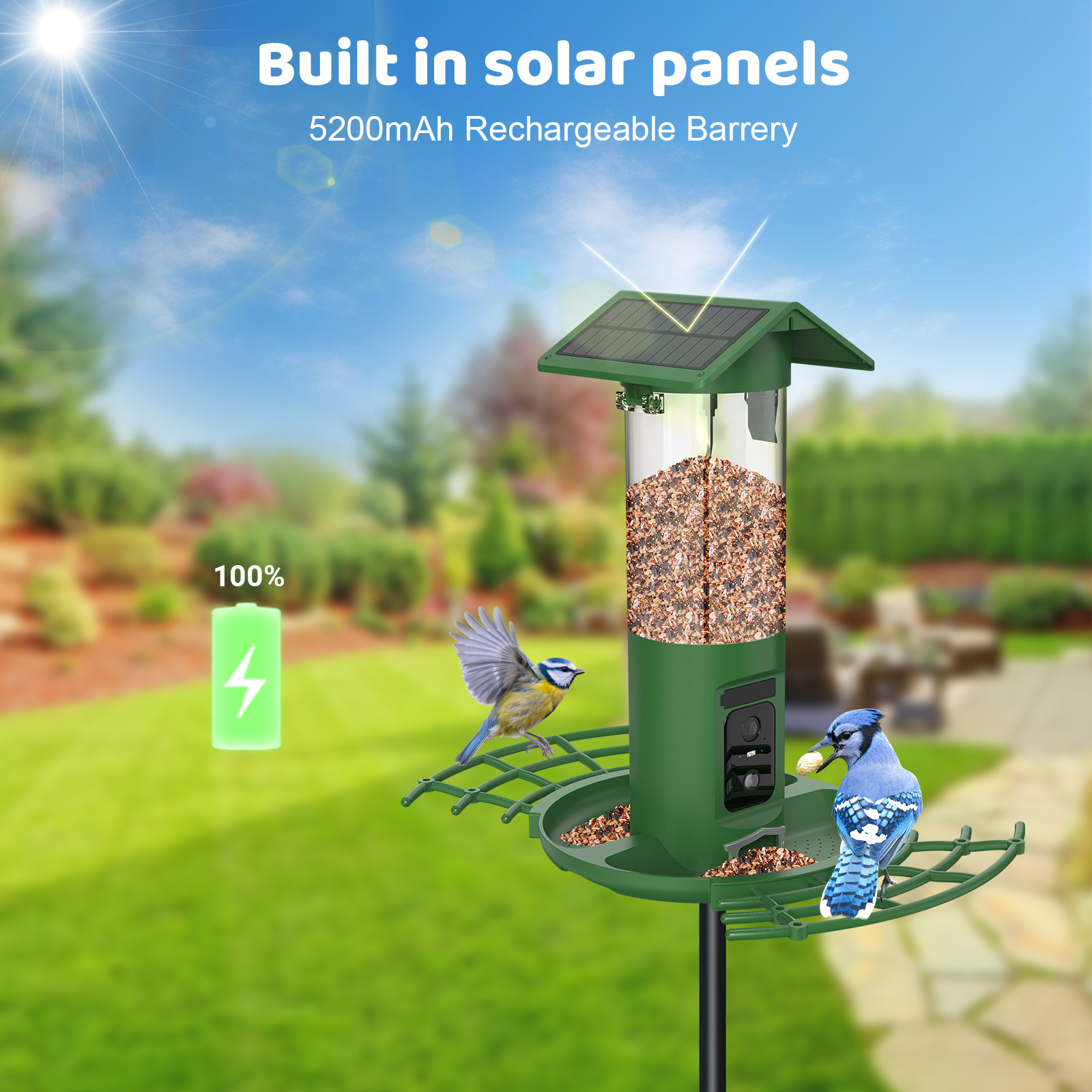 Slimme Dubbele Camera Vogelvoe - Smart Bird Feeder Camera recensie en prijs